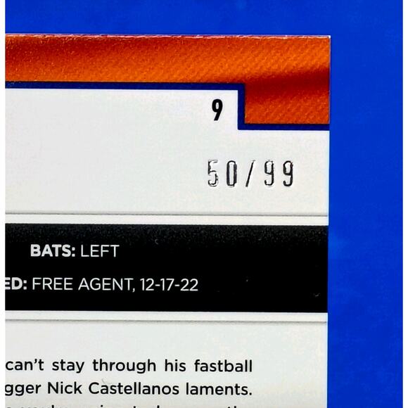 Kodai Senga #9 Topps 2023 NY Mets Rookie Card SP 50/99 - Picture 5 of 5